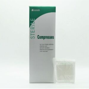 D182 Euromedis Sterile Non-Woven Swabs 7,5 x 7,5cm, 4 Ply 40gr 50pcs